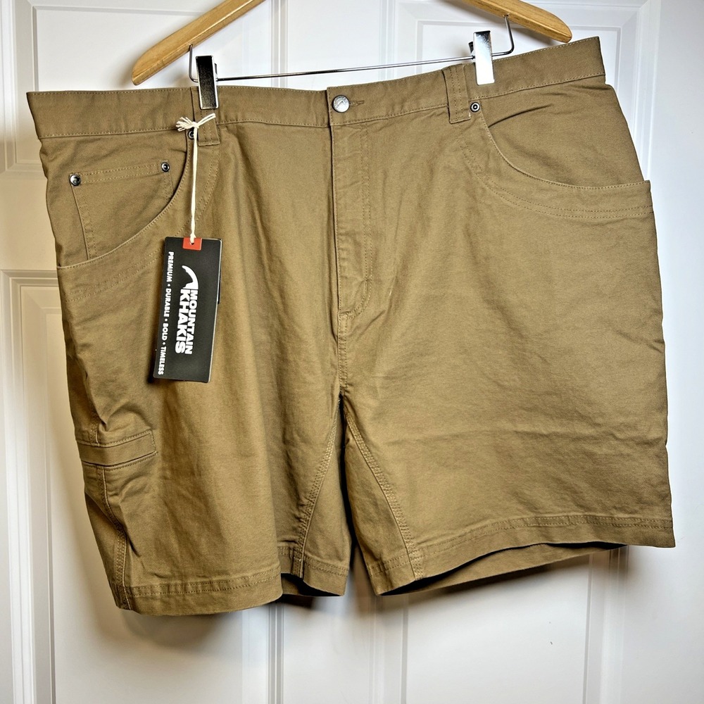 Mountain Khakis Camber‎ Original Shorts 44x8 Tobacco Classic Fit Cotton NWT